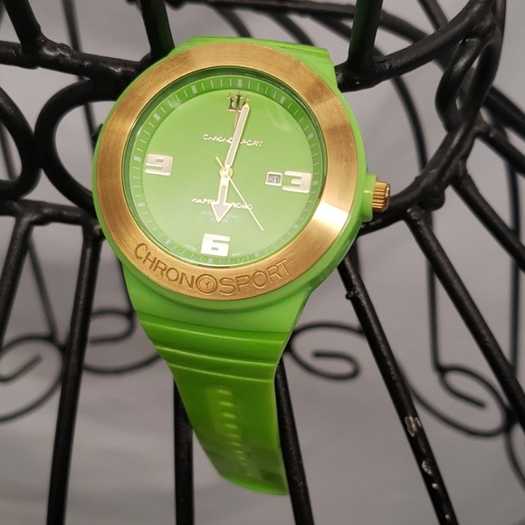ChronoSport Other - SALE!!💞ChronoSport Lime Green Oversized Watch